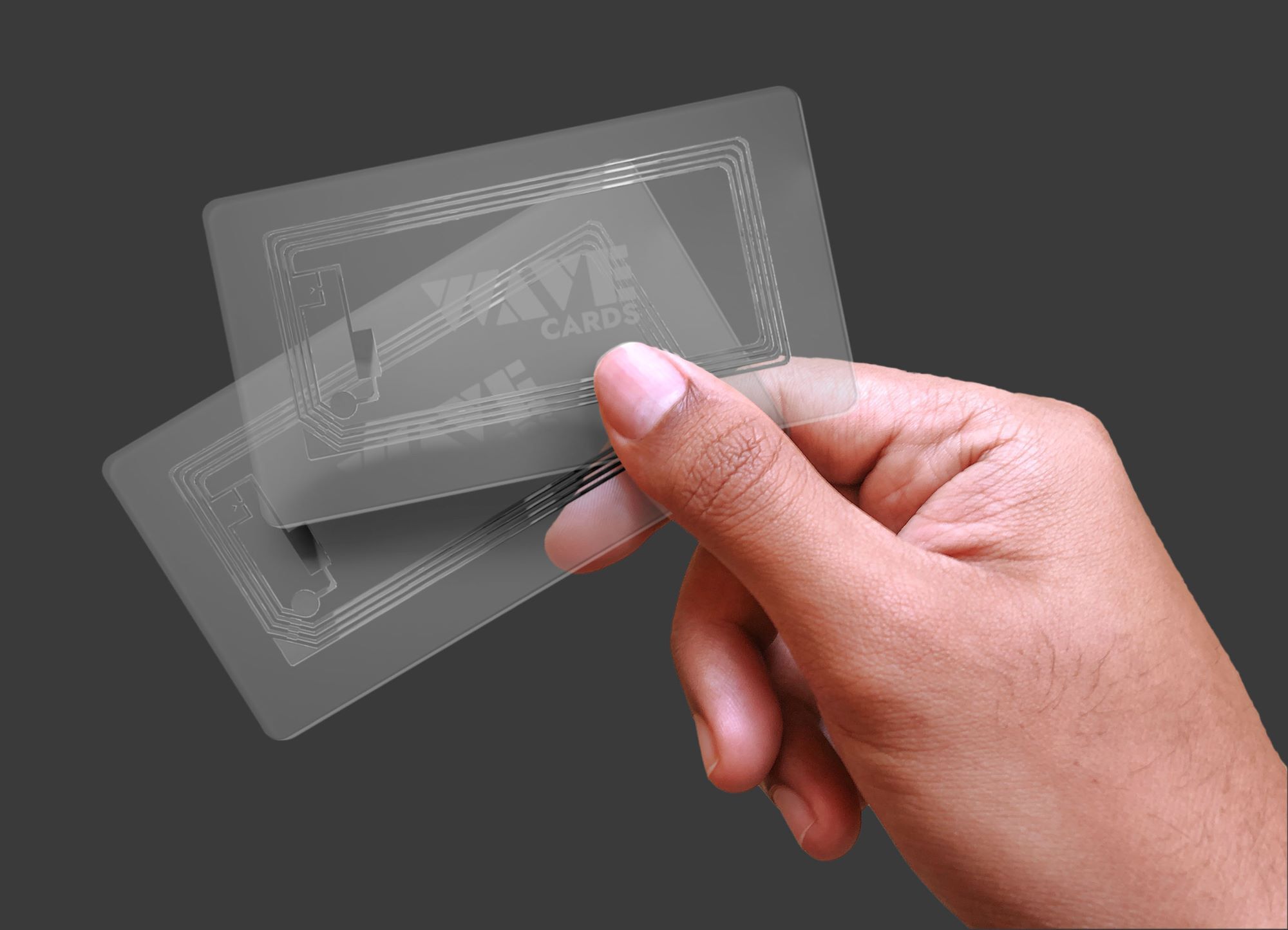 Transparent NFC Wave Card – Android and iPhone - Wave Cards Australia